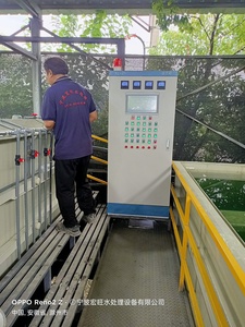 温州清洗废水处理设备在宁波安装调试